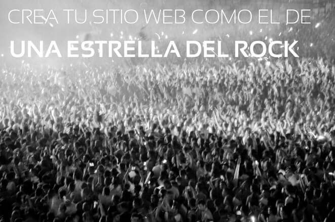 Crear pagina web de musica