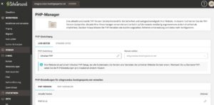 siteground php verwaltung