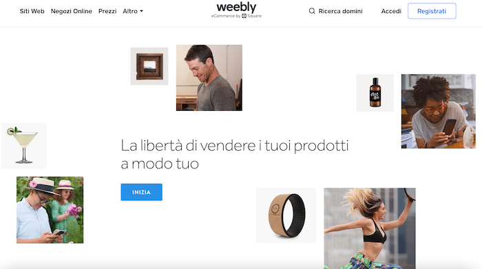 Aprire il Tuo Negozio Online weebly