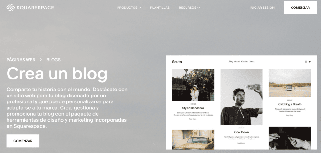 blog squarespace