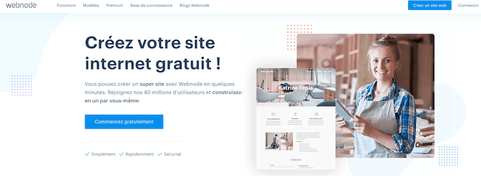 créer un blog gratuit webnode