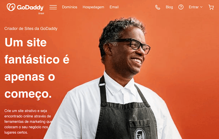 criador sites godaddy