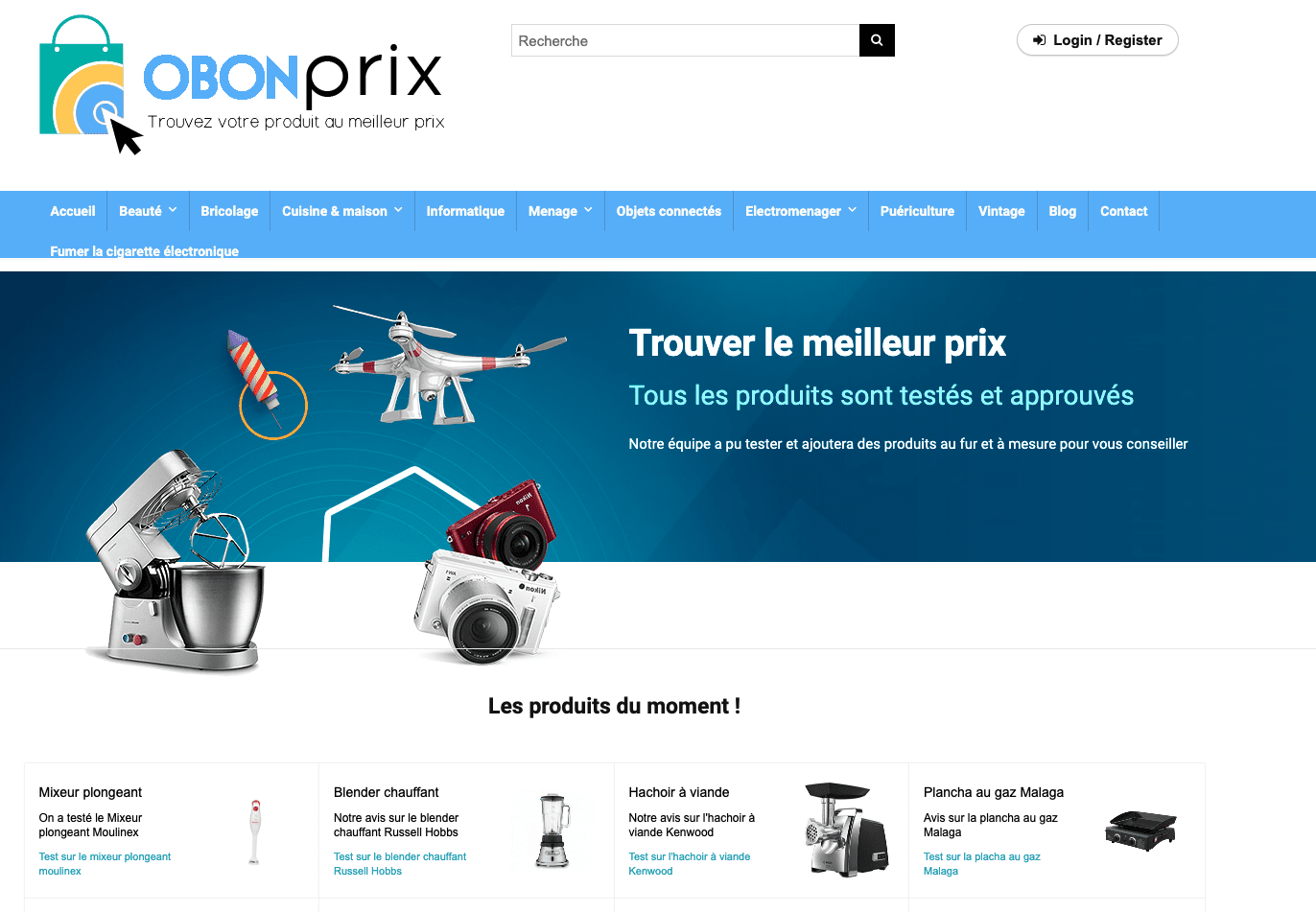 exemple de site wordpress obonprix