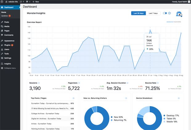 google analytics