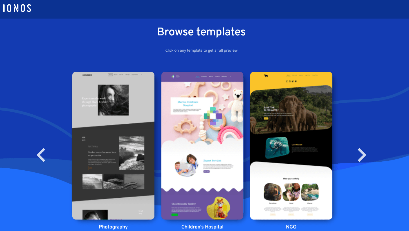 IONOS templates