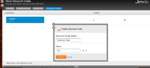 Jimdo ecommerce cuponesJimdo ecommerce inventario