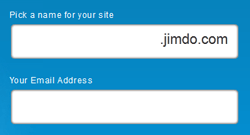 jimdo sign up