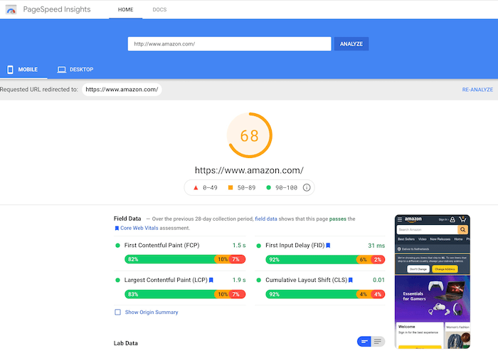 Pageinsights Google