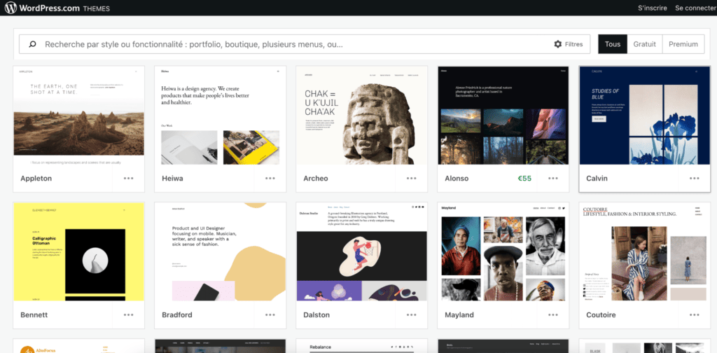 portfolios wordpress