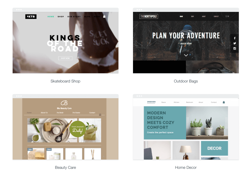 Wix ecommerce templates