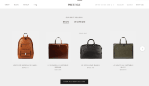 shopify prestige theme