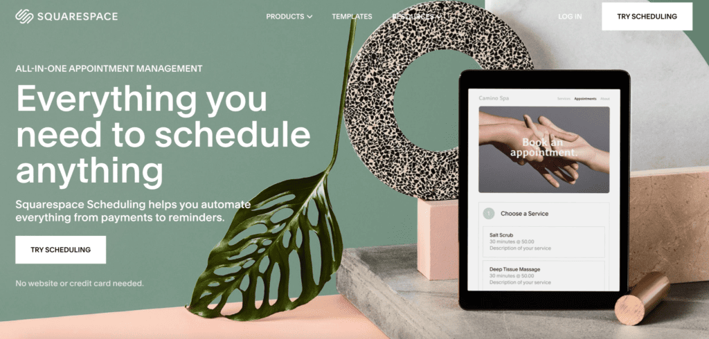 squarespace scheduling