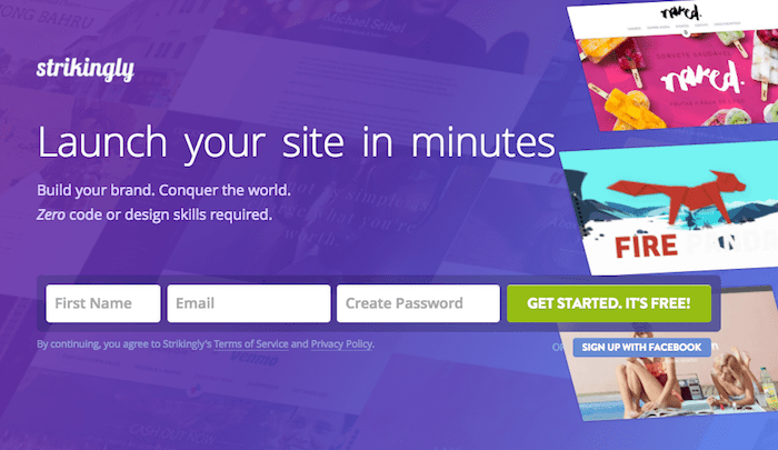 Strikingly free ecommerce website builder