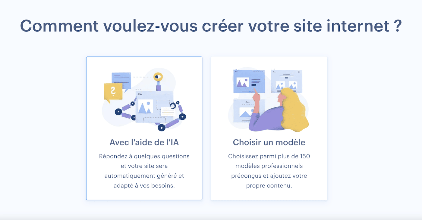 webnode ia comment créer site web