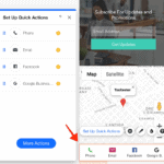 wix mobile quick actions